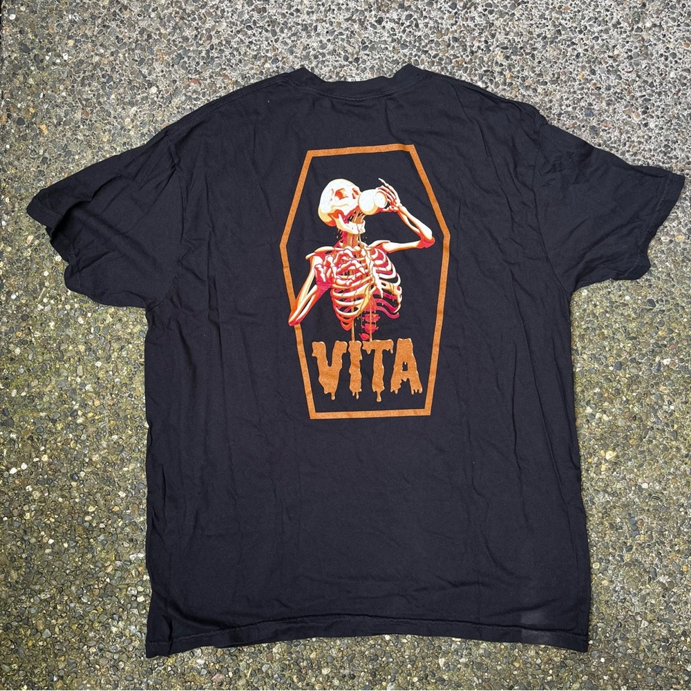 Black Graphic Café Vita Men's Shirt